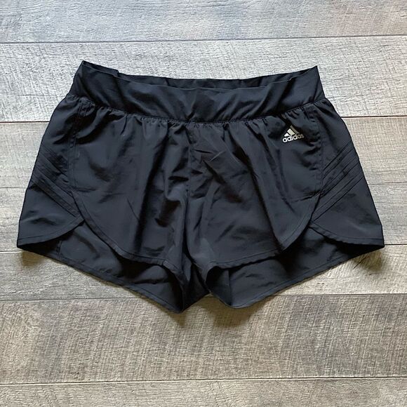 Women’s Adidas, Black, Running Shorts. Size Medium. - Picture 1 of 4